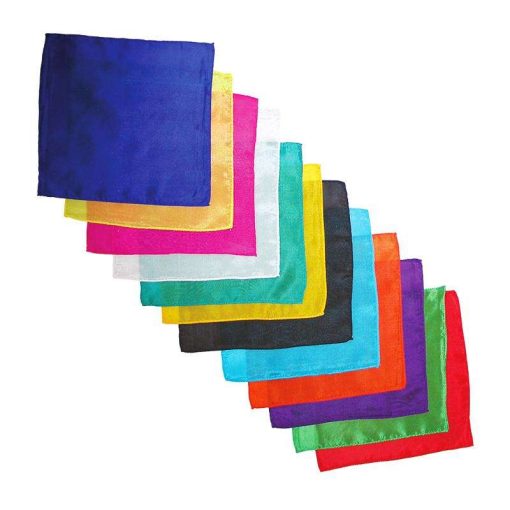 Silk Squares - 20 cm (9 inches) - Set of 12 Silks - Assorted dozen