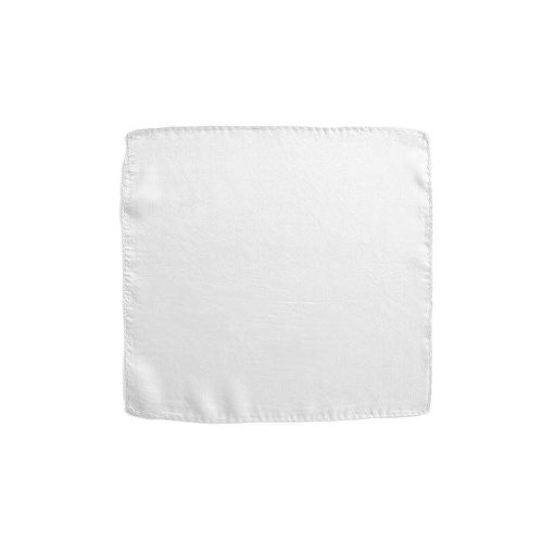 Silk Squares - 45 cm (18 inches) - White