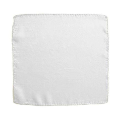 Silk Squares - 60 cm (24 inches) - White