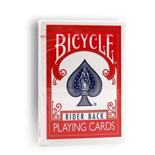 Bicycle Old Rider Back Red